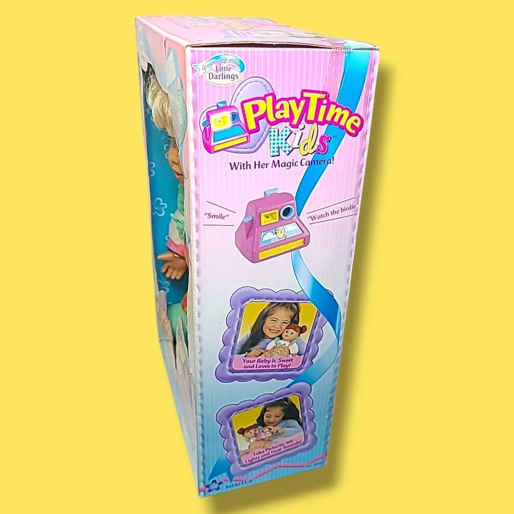 Vintage Meritus Little Darlings PlayTime Kids Camera Doll NOS NIB Lights Sounds
